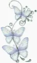 Butterfly on train