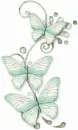Butterfly on train