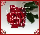 Birthday Thank You