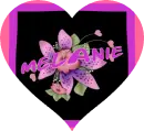 Colorful Heart Flower - Melanie