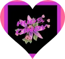 Colorful Heart with Flower - Hugs - Cindy