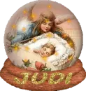 Angel Xmas Globe - Judi