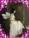 Girl and butterfly