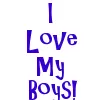 I love my boys!