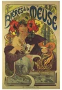 Bieres de la Meuse by Alphonse Mucha