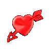 Red Arrow Heart