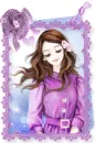 SWEET GIRL PURPLE FLOWER