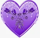 Heart with Roses
