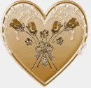 Heart with Roses