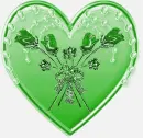 Heart with Roses