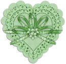 Heart with flowers