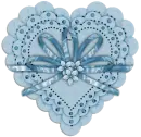 Heart with flowers