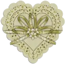 Heart with flowers