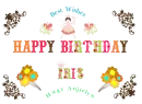 Happy Birthday Iris
