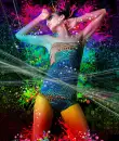 colorful girl