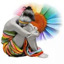 rainbow girl