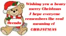 Real meaning of Christmas Brenda