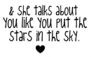 The Stars In The Sky <3 