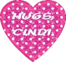 Pink Glitter Heart - Cindi
