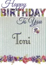 Toni Happy Birthday