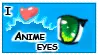 I love anime eyes