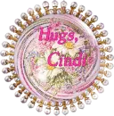 Glitter Round Flower - Hugs, Cindi