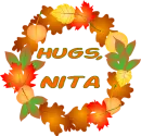 Autumn Wreath - Hugs - Nita