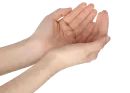 Hands.