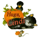 Kitty and Pumpkin - Hugs - Cindi