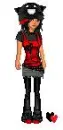 Cute black && red shuni doll~~