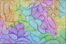 Rainbow coloured