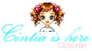 Cintia is here - winking
