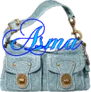 Asma blue purse