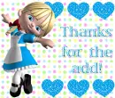 Thanx for the Add