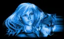 Blue Wolf & Girl
