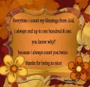 Thanks friends