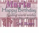Happy Birthday-Marie