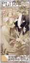 Flirt by Alphonse Mucha