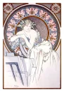 Femme aux Coquelicots by Alphonse Mucha