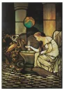 Feeding Flamingoes by Louis Comfort Tiffany