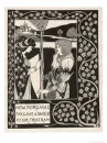 Morgan Le Fay Gives a Shield to Sir Tristram by Aubrey Beardsley