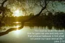 For God so
