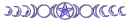 Moon Pentacle Blue