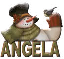 Angela snowman