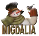 Migdalia snowman