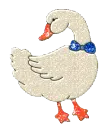 white goose
