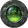 emerald button