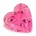 pink crystal heart