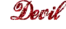 devil text