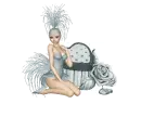 Woman at heart with Rose